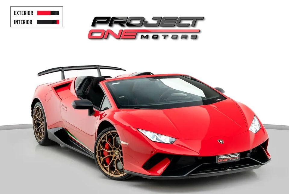 Lamborghini Huracan PERFORMANTE SPYDER WITH WARRANTY AND SERVICE CONTRACT
