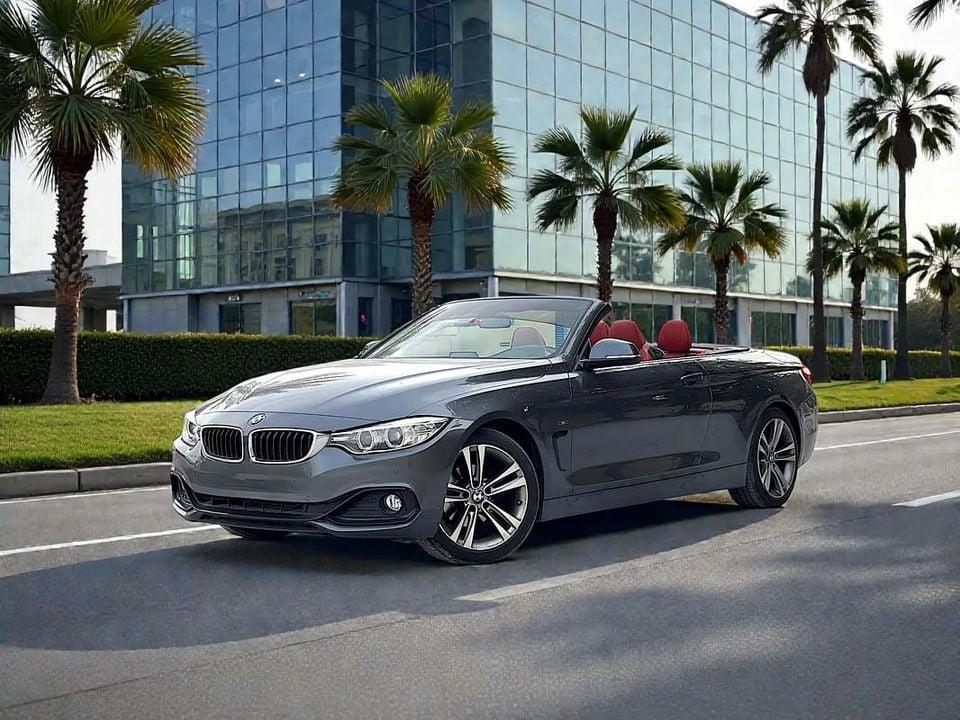 BMW 420i 420I HARDTOP CONVERTIBLE 2.0L T.C 4-CYLINDERS GCC LESS DRIVEN