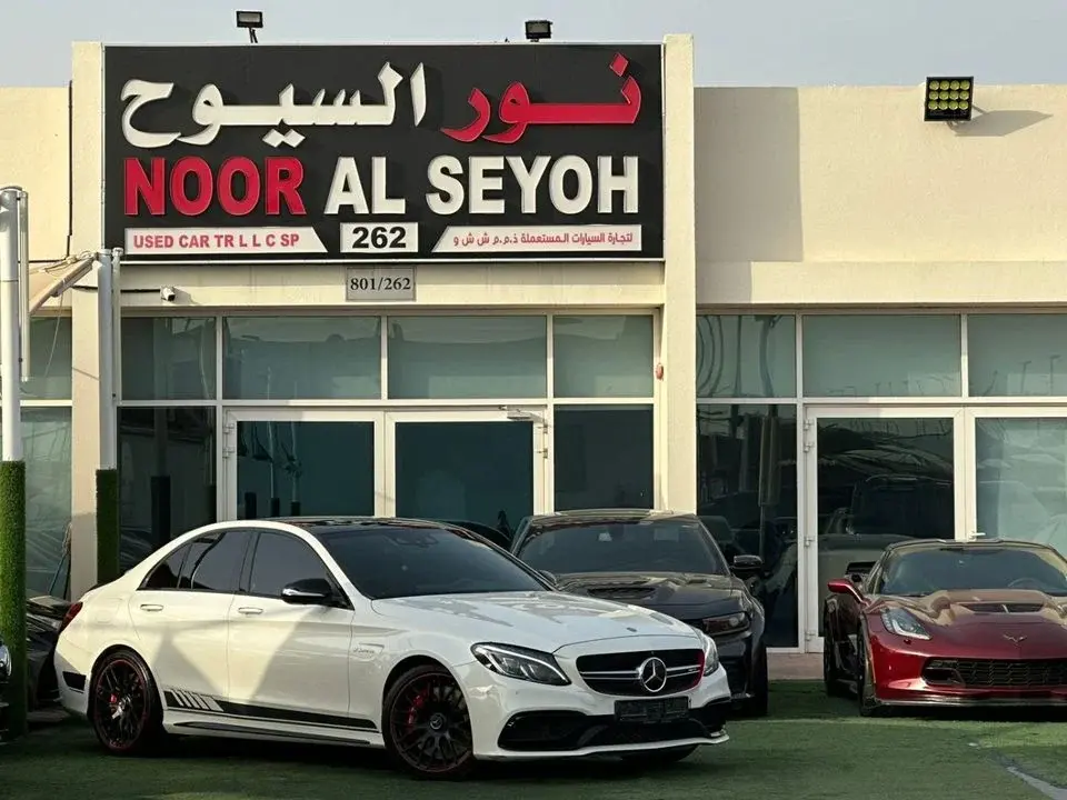 Mercedes-Benz C 36 AMG MERCEDES BENZ AMG C63S GCC 2015 FULL OPTION ORIGINAL PAINT PERFECT CONDITION