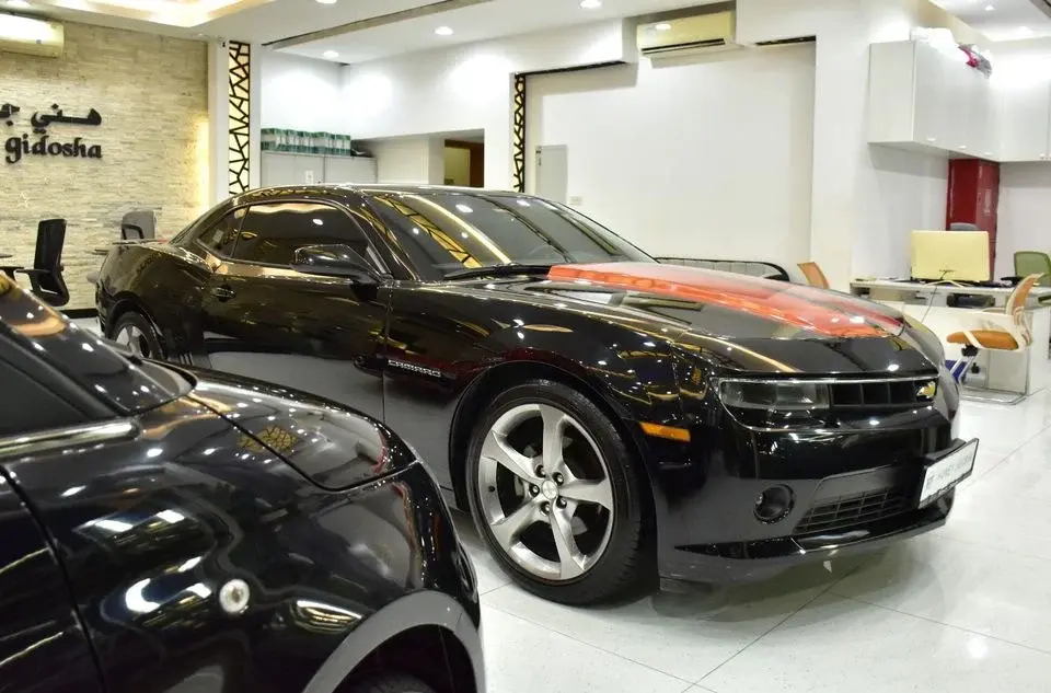 Chevrolet Camaro EXCELLENT DEAL for our Chevrolet Camaro RS ( 2014 Model ) in Black Color GCC Specs