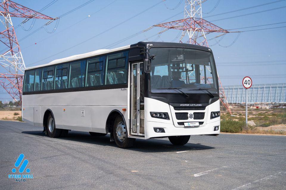 Ashok Leyland Falcon 63+1 Seater Bus 2025 GCC Specs 5 Speed-MT ABS Heavy Duty Passenger Bus